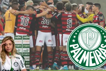 Flamengo deixa Palmeiras e Leila Pereira preocupados