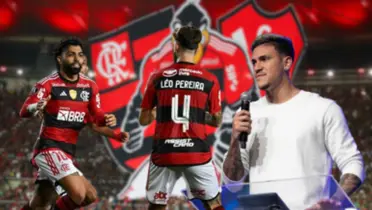 Gabigol, Léo Pereira e Pedro