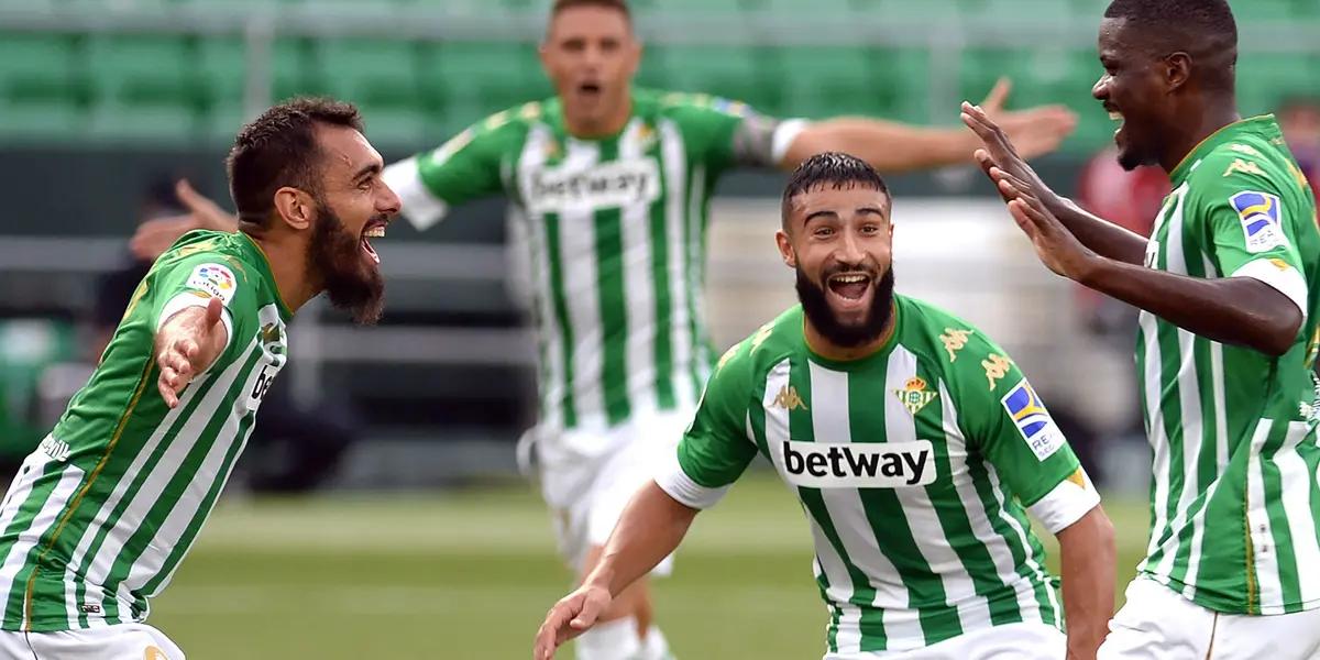 Jogadores do Betis comemoram