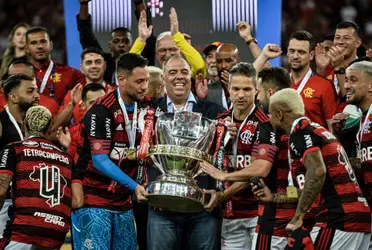 O presidente do Flamengo, Rodolfo Landim, foi questionado sobre a permanência de Marcos Braz no clube carioca