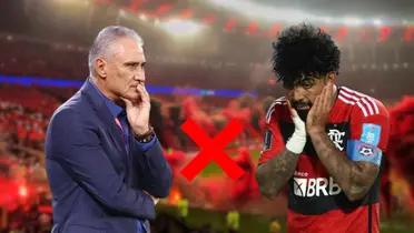 Tite e Gabigol 