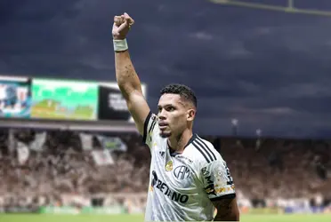 Atacante fez o gol que garantiu o empate para o Atlético Mineiro