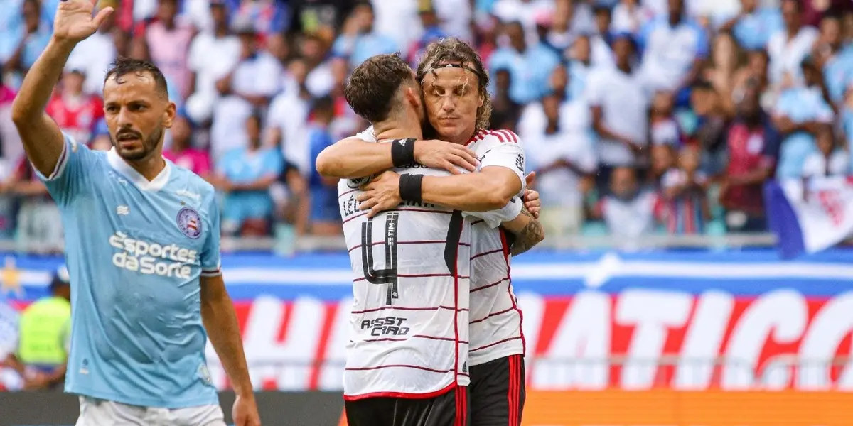 Em uma partida de muitos gols e expulsões, o Flamengo garante os três pontos sobre o Bahia