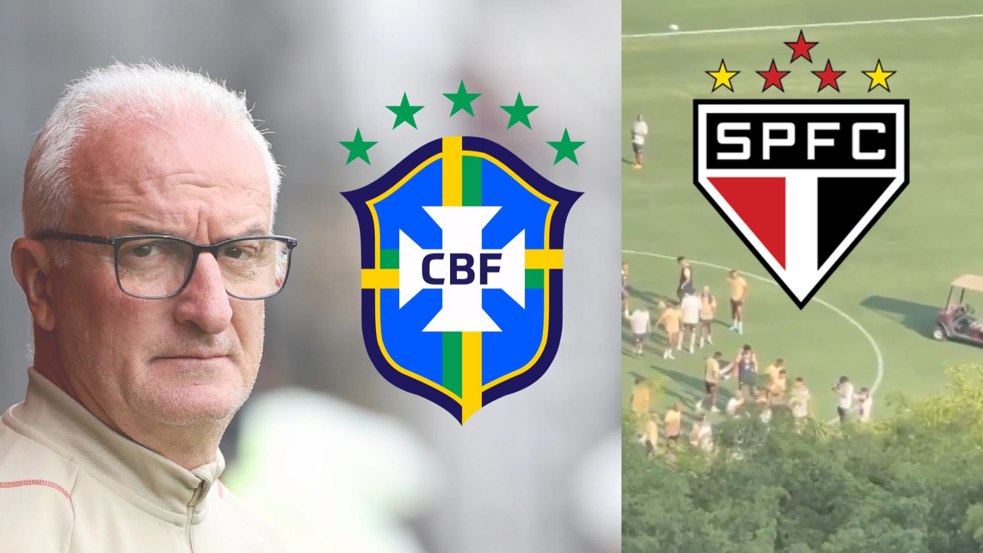 Reação impressionante dos jogadores do São Paulo com notícia de Dorival