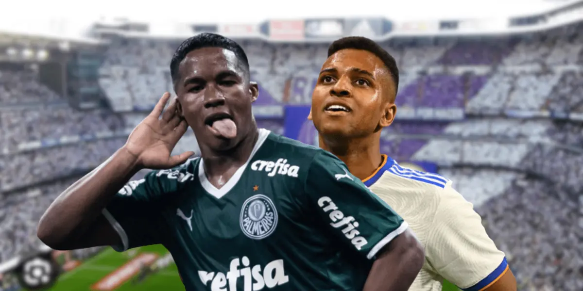 Rodrygo vai dividir time com Endrick no Real Madrid e eles revelaram o salário que o palmeirense terá