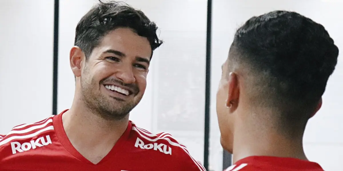 Alexandre Pato, de 33 anos, se recupera no CT do São Paulo e está próximo de voltar aos gramados