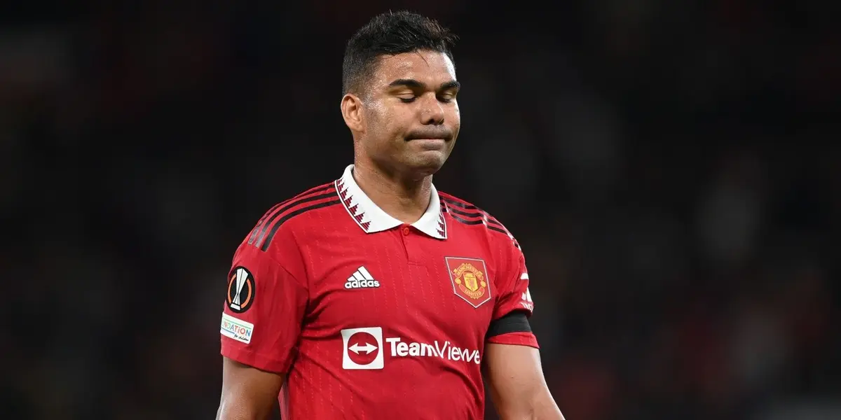 Casemiro bateu na trave e ficou sem o segundo título com o Manchester United na temporada