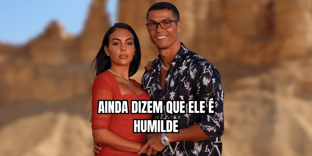 Cristiano Ronaldo e Georgina Rodríguez prestigiaram a luta de Tyson Fury e Francis Ngannou em Riade  