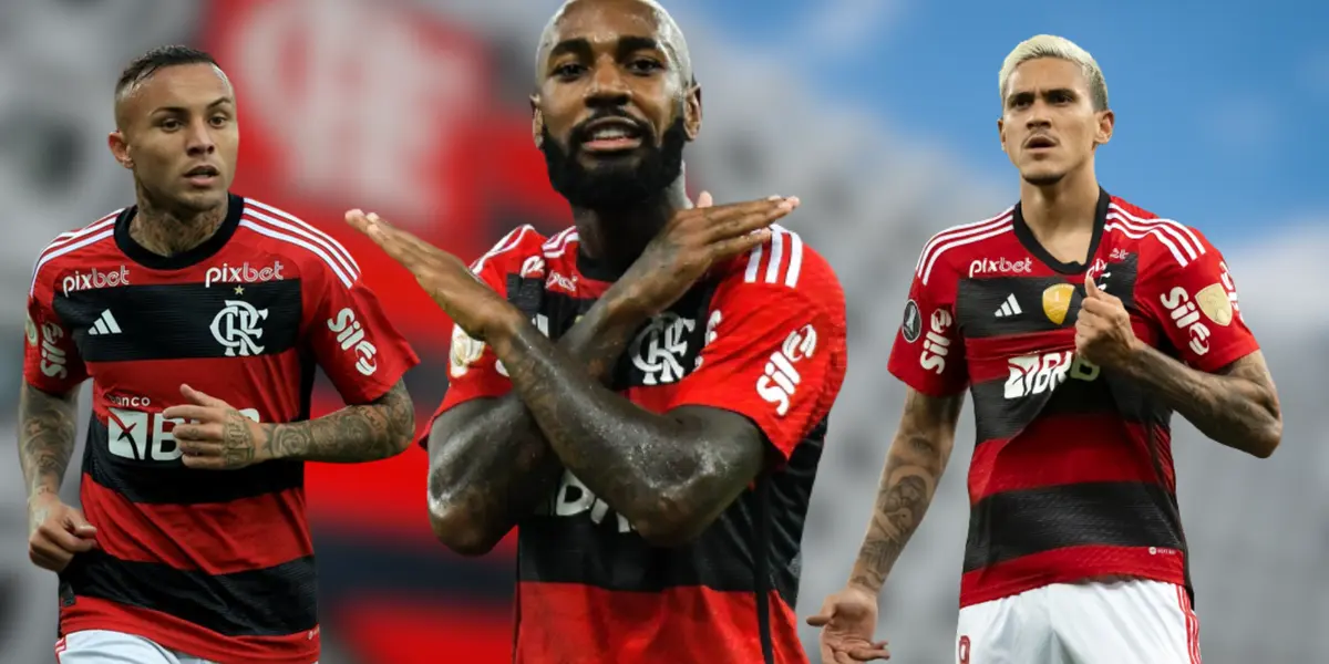 Everton Ribeiro, Gerson e Pedro