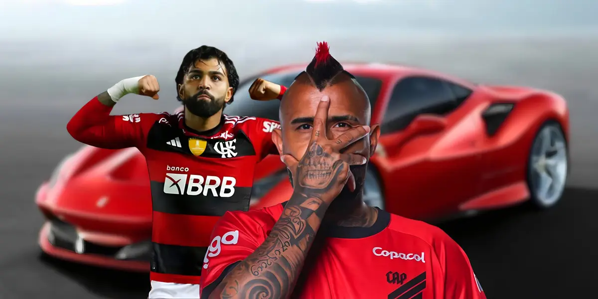 Gabigol anda de Porsche, já o antigo companheiro Vidal, surpreende com seu humilde carro