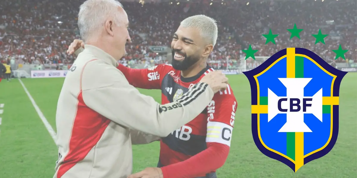 Gabigol fica feliz com notícia de Dorival 