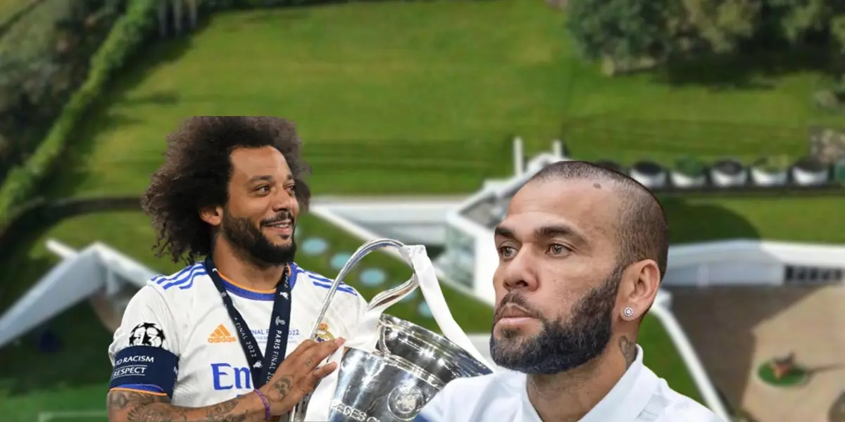 Marcelo vive vida luxuosa com direito a uma mansão de 2 milhões, mas Daniel Alves vive em um quarto na prisão