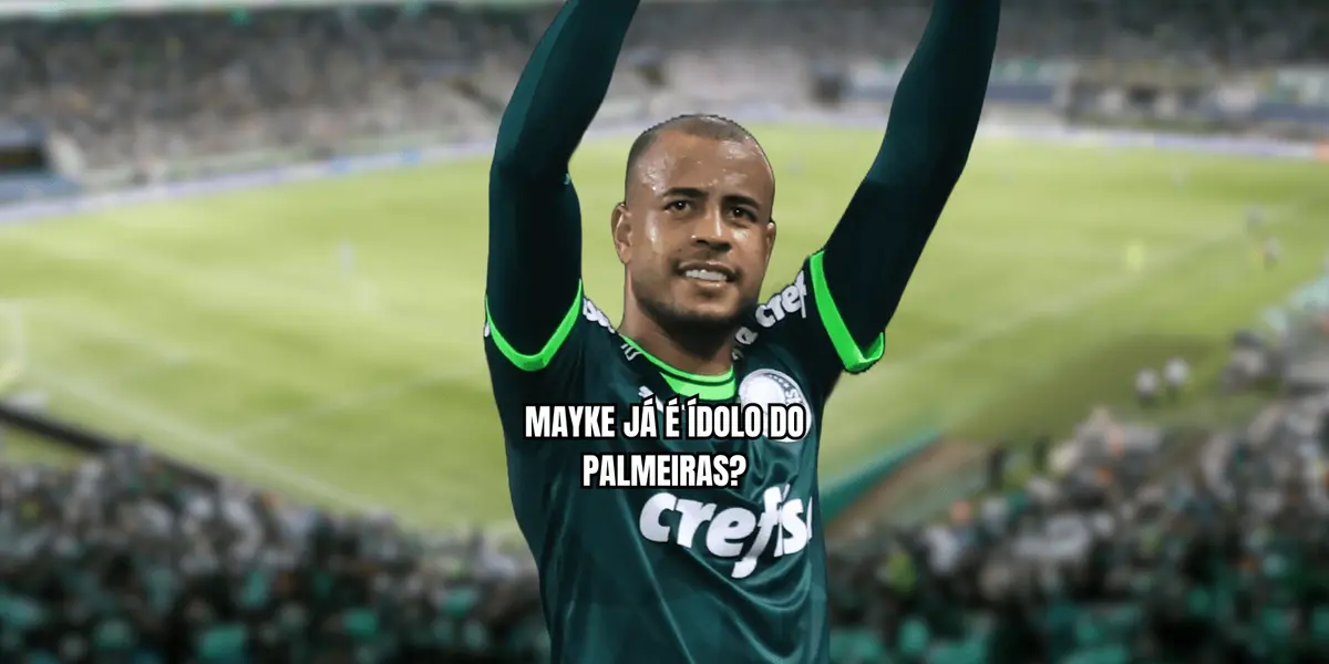 Mayke, lateral-direito do Palmeiras, completou seis anos e meio no clube e tem a temporada mais produtiva em números