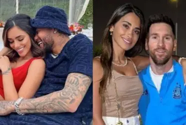 Neymar e Bruna Biancardi tem um helicóptero a disposição, olha como está Messi com a companheira