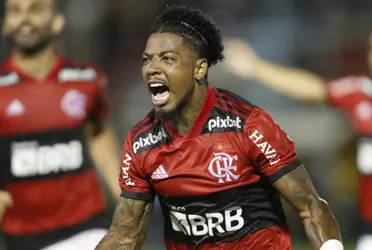 O atacante Marinho parece já ser carta fora do baralho no Flamengo 