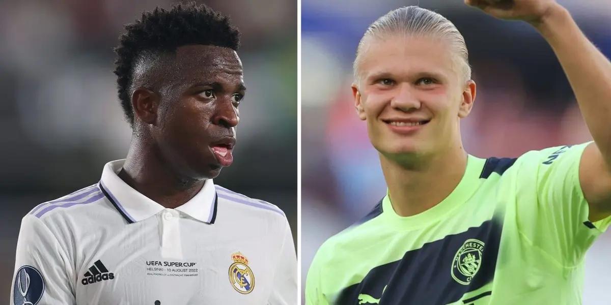 O brasileiro Vinícius Júnior comanda o Real Madrid para superar o City de Erling Haaland