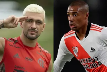 O Flamengo mostrou interesse em meia uruguaio do River Plate 