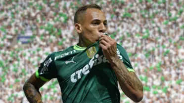 O jogador quase saiu do Palmeiras, mas ficou e fez gol na última rodada