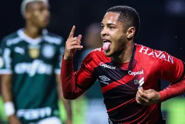 O jovem Vitor Roque está a um passo de fechar com um grande clube europeu