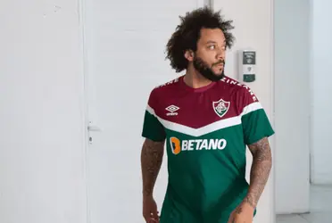 O lateral esquerdo Marcelo teve uma lesão na panturrilha e desfalca o Fluminense pelos próximos jogos