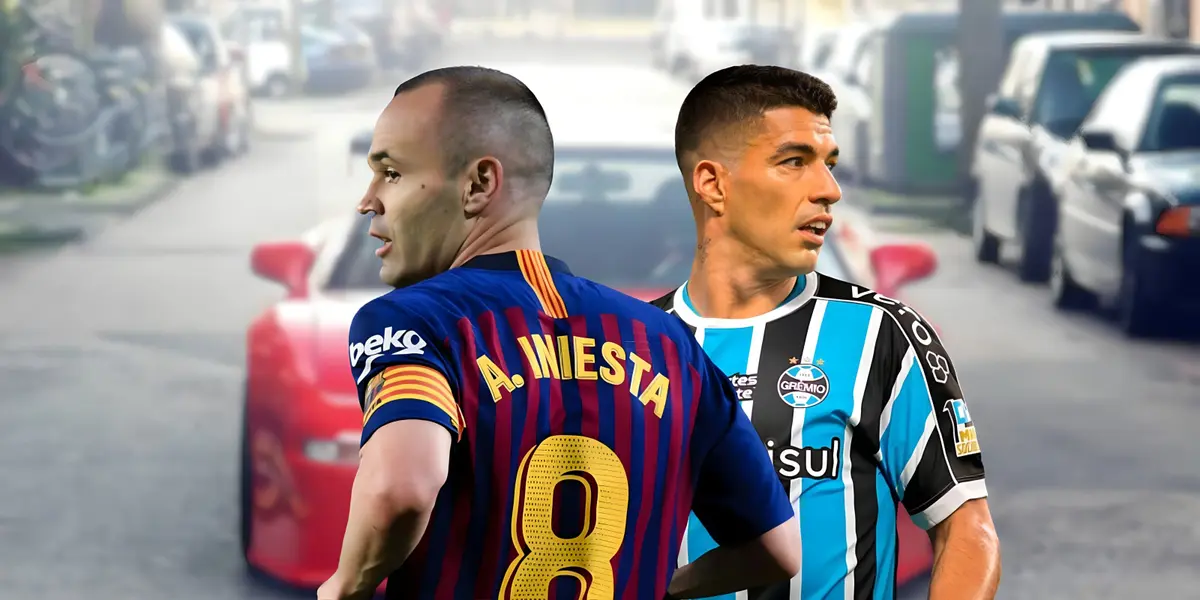 O luxuoso carro de Iniesta, amigo de Suárez nos tempos de Barcelona