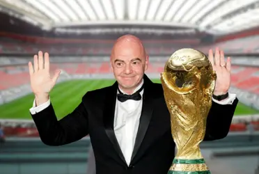 O presidente da Fifa, Gianni Infantino, usou as redes sociais para celebrar as próximas edições da Copa do Mundo