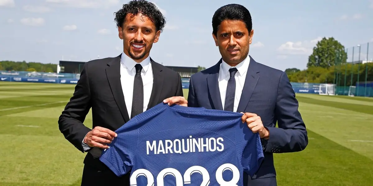 O zagueiro Marquinhos renovou seu contrato com o clube francês pelas próximas 5 temporadas