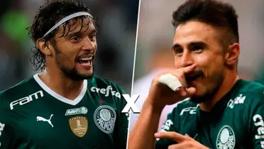 Os dois jogadores eram grandes amigos nos tempos de Palmeiras, até isso acontecer