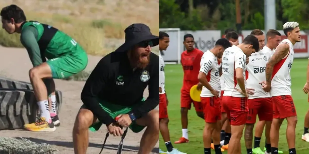 Os jogadores não estão acreditando no que estão vendo com o novo membro da comissão técnica