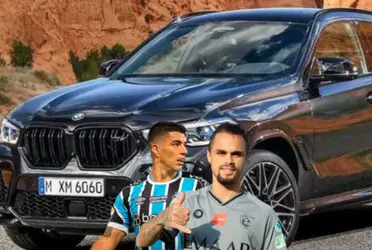 Suárez ostenta com carro de luxo, enquanto isso veja o carro de Michael