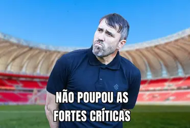 Treinador foi muito incisivo ao falar sobre o futebol brasileiro