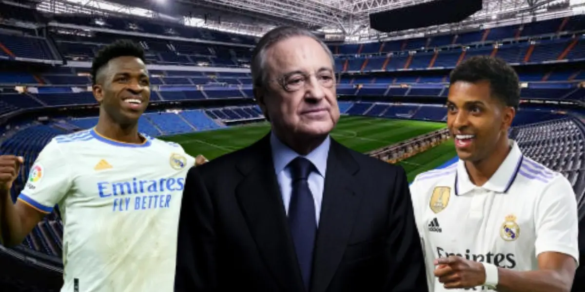 Vini, Florentino e Rodrygo