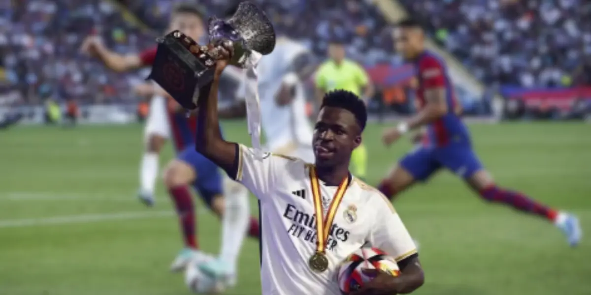 Vinicius Júnior foi o melhor jogador da final da Supercopa da Espanha com 3 gols