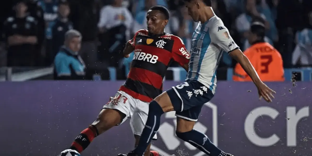 Wesley abriu o placar para o Flamengo que faz a festa no Maracanã lotado