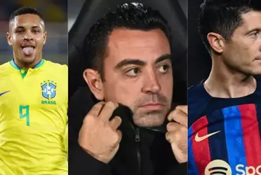 Xavi causa polêmica com Lewandowski por causa de atacante brasileiro